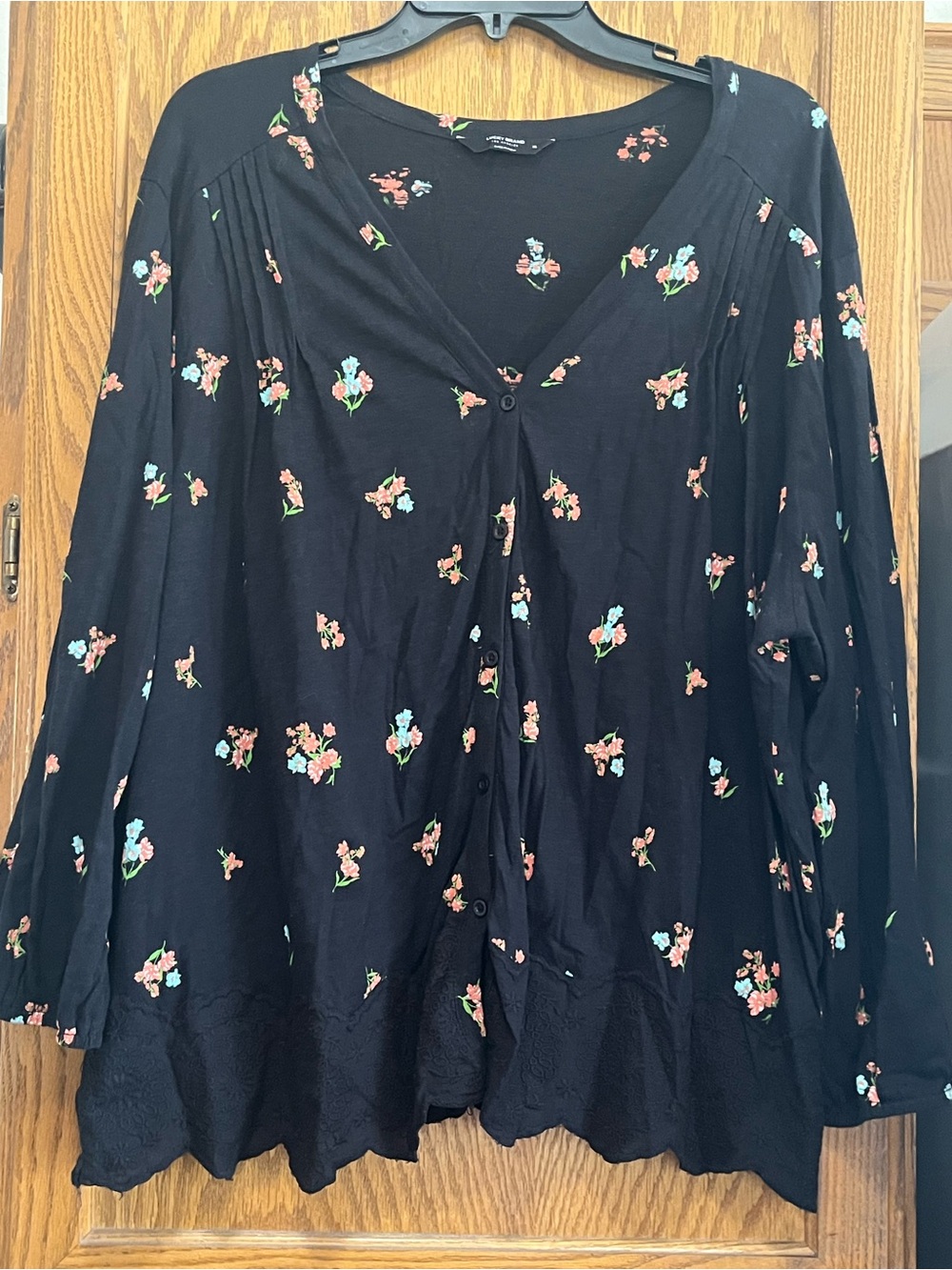 Lucky Brand floral button down.